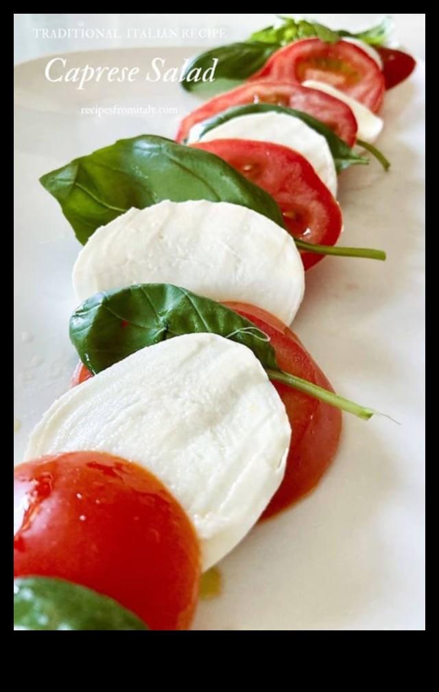 Creații Caprese: O simfonie de ingrediente italiene